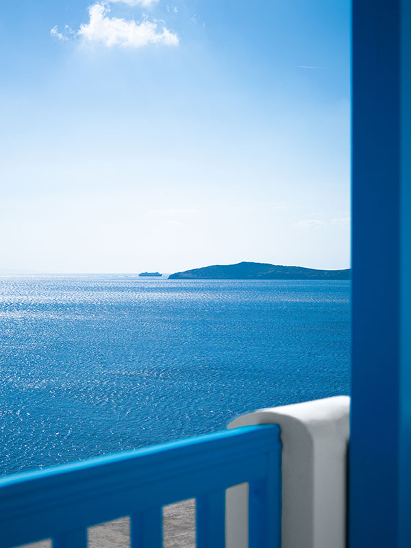 Sea view from balcony