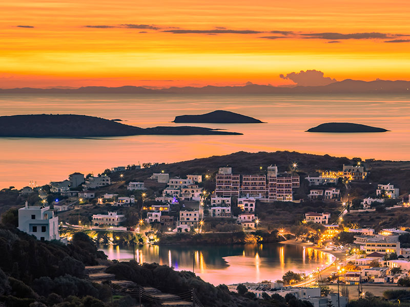 Batsi village, Andros